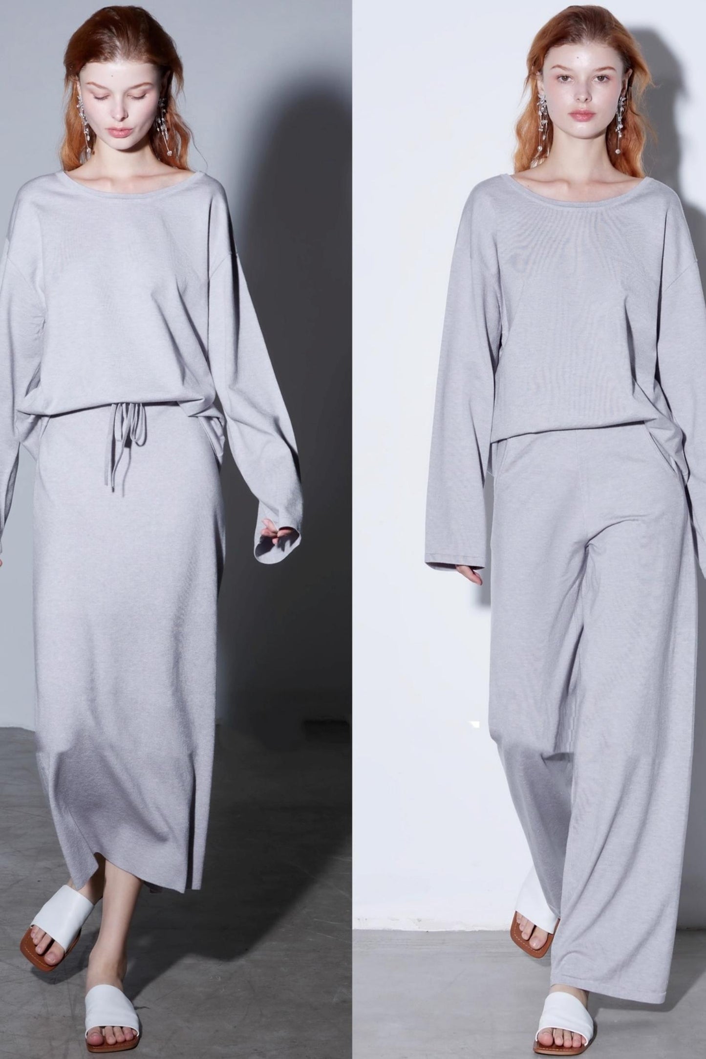 Autumn Silk Pullover Set-Up