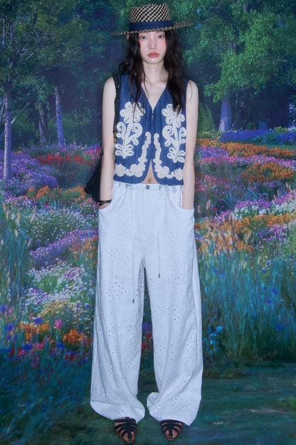 Ethereal Wide-Leg Jeans