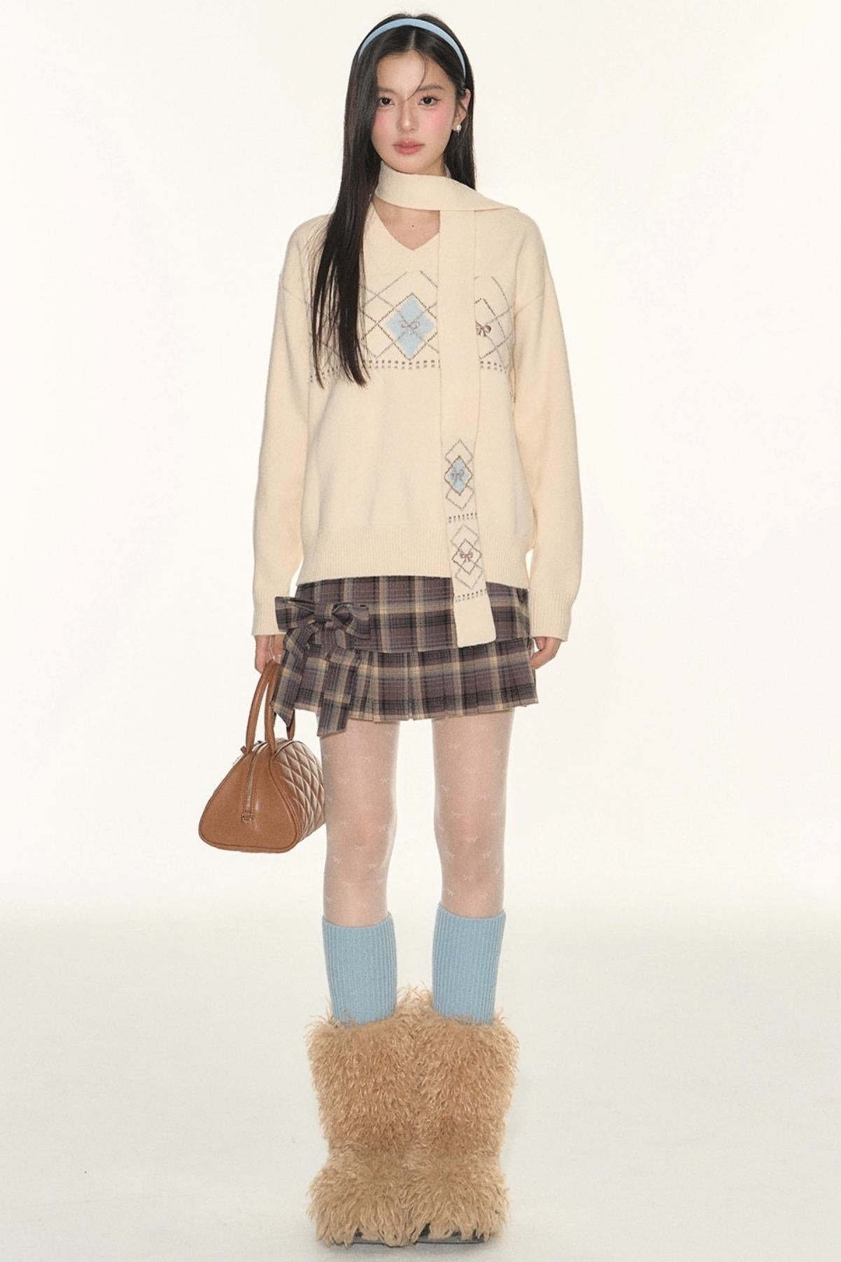 Twist V-Neck Sweater