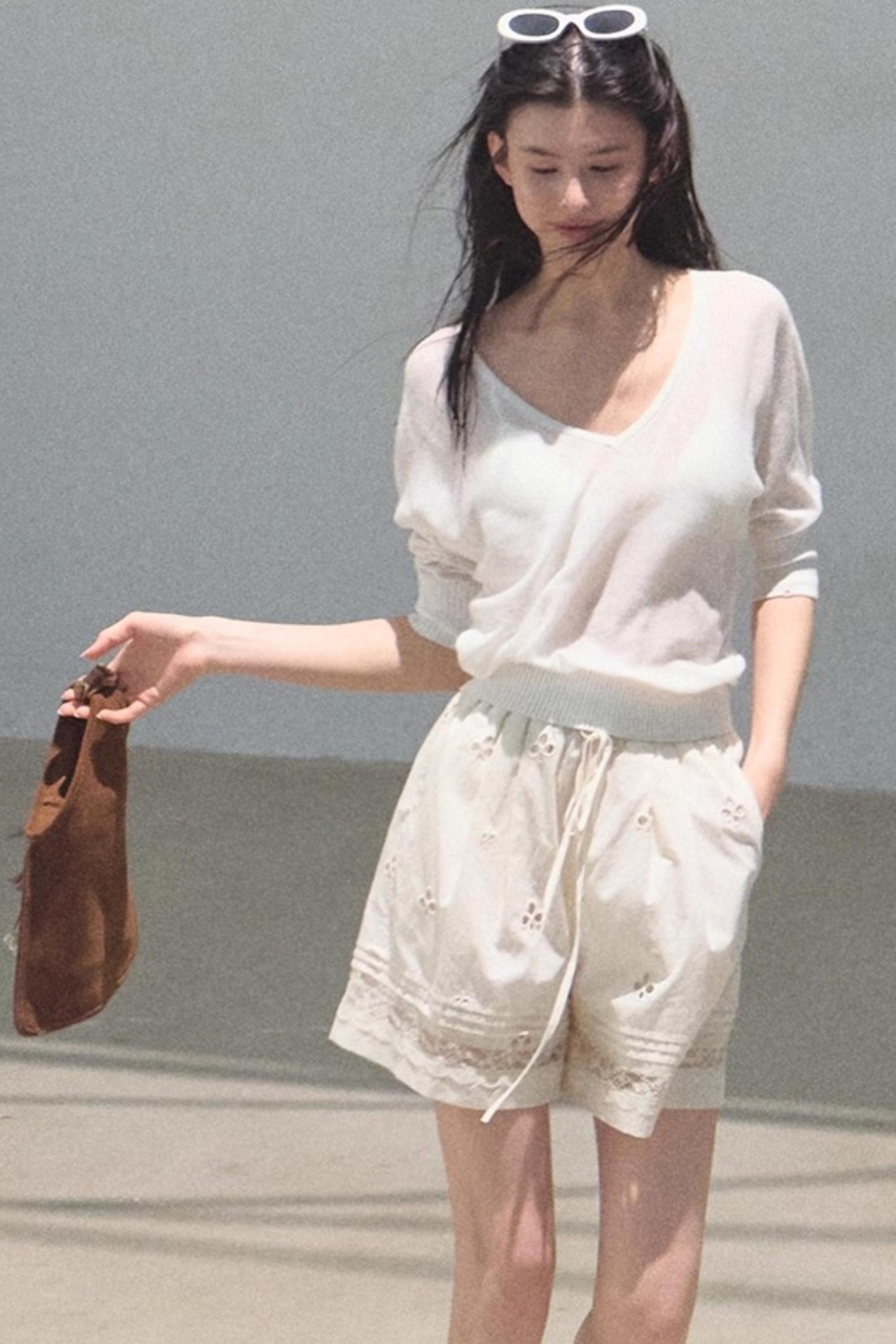 Distant Tenderness Knit Camisole Set