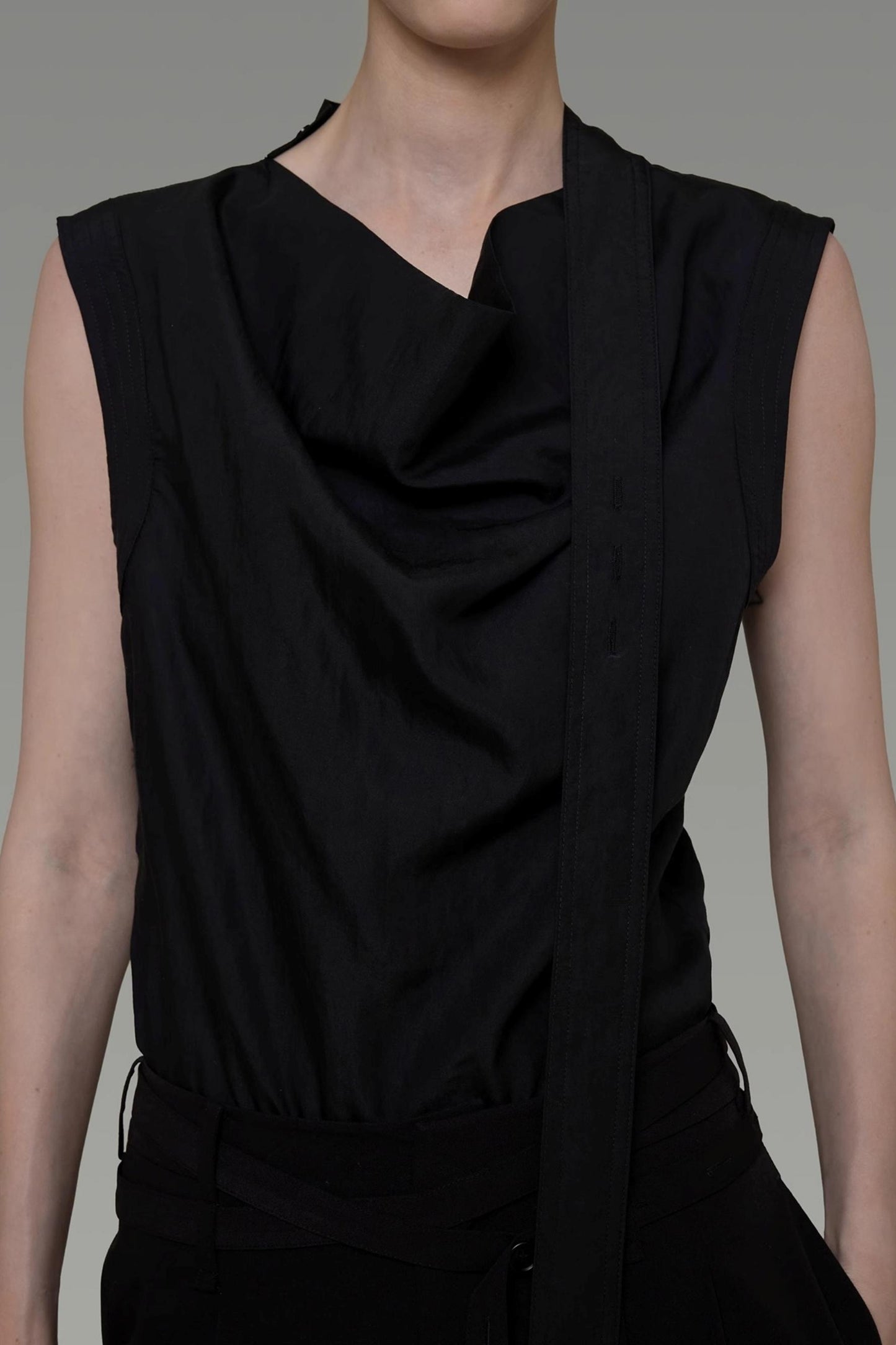 Summer Draped Flutter Top