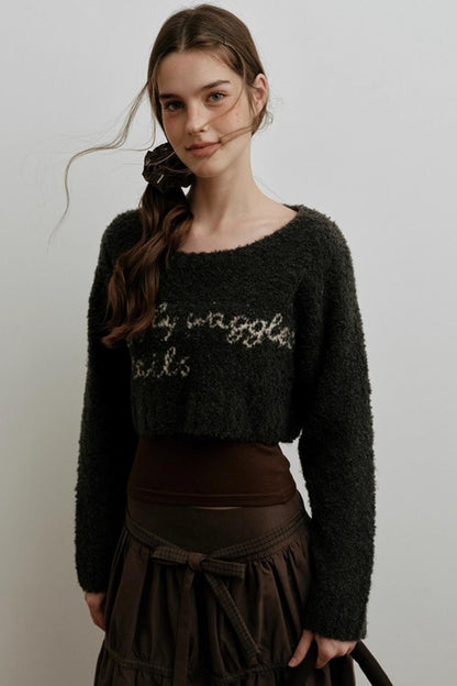 Light Luxury Wool Jacquard Sweater