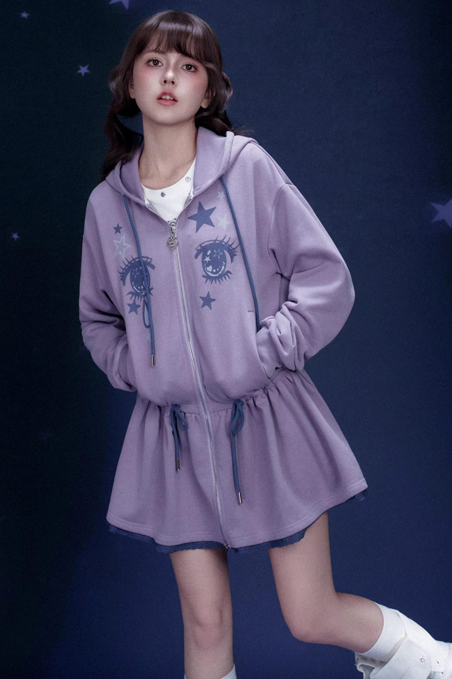 Purple Unicorn Eye Dress