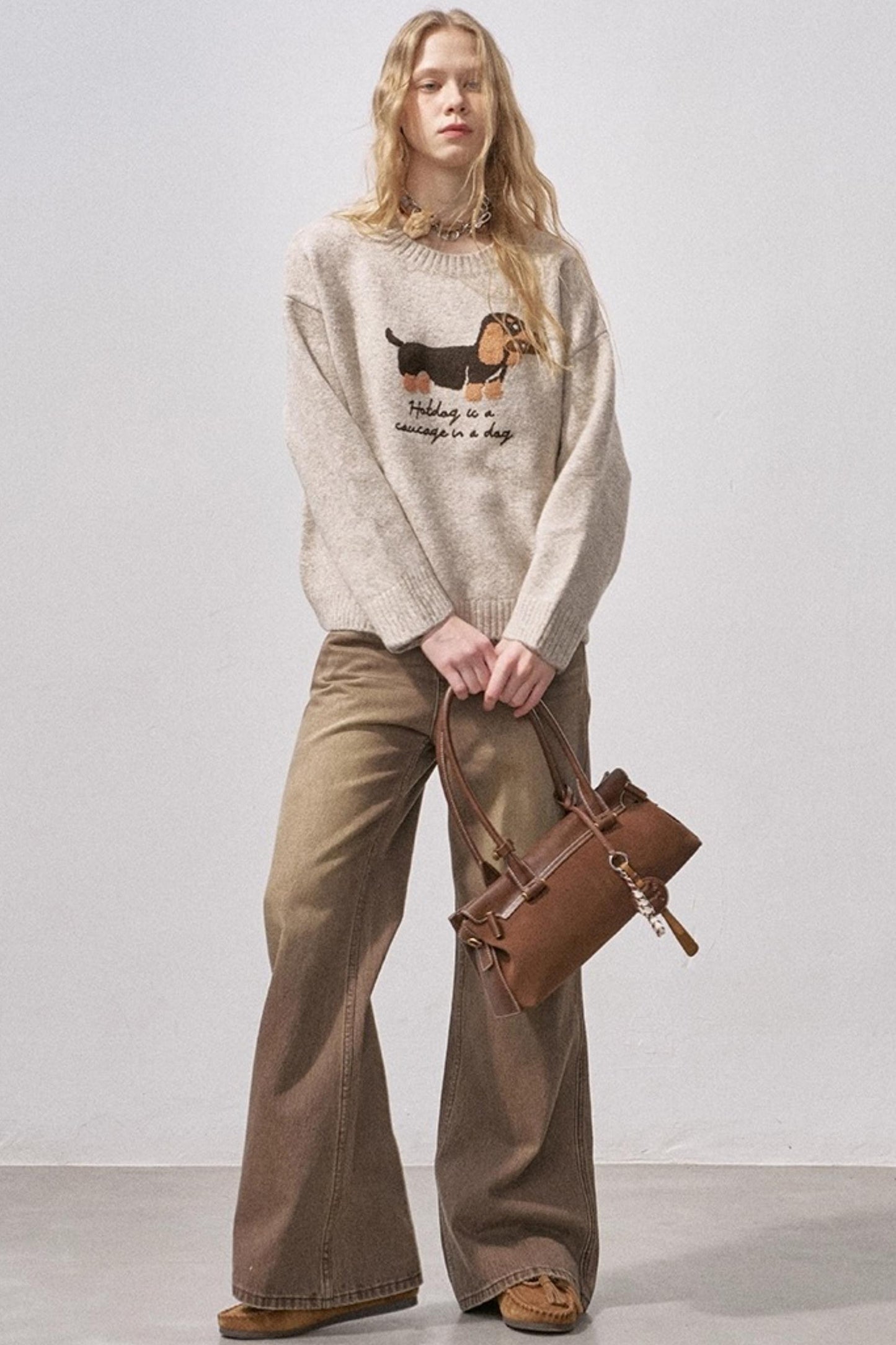 Dachshund Knit Sweater