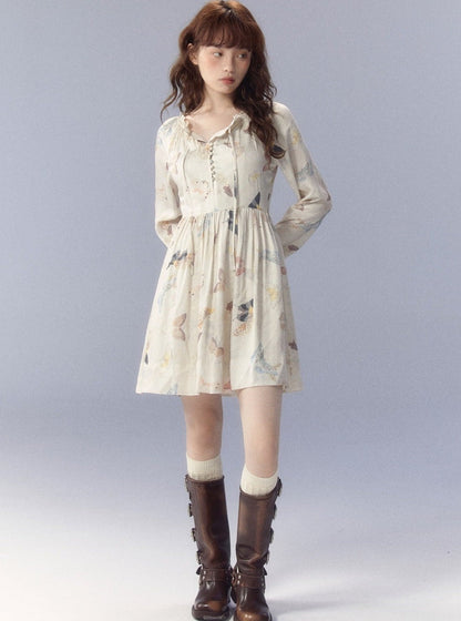 Long sleeve French dress