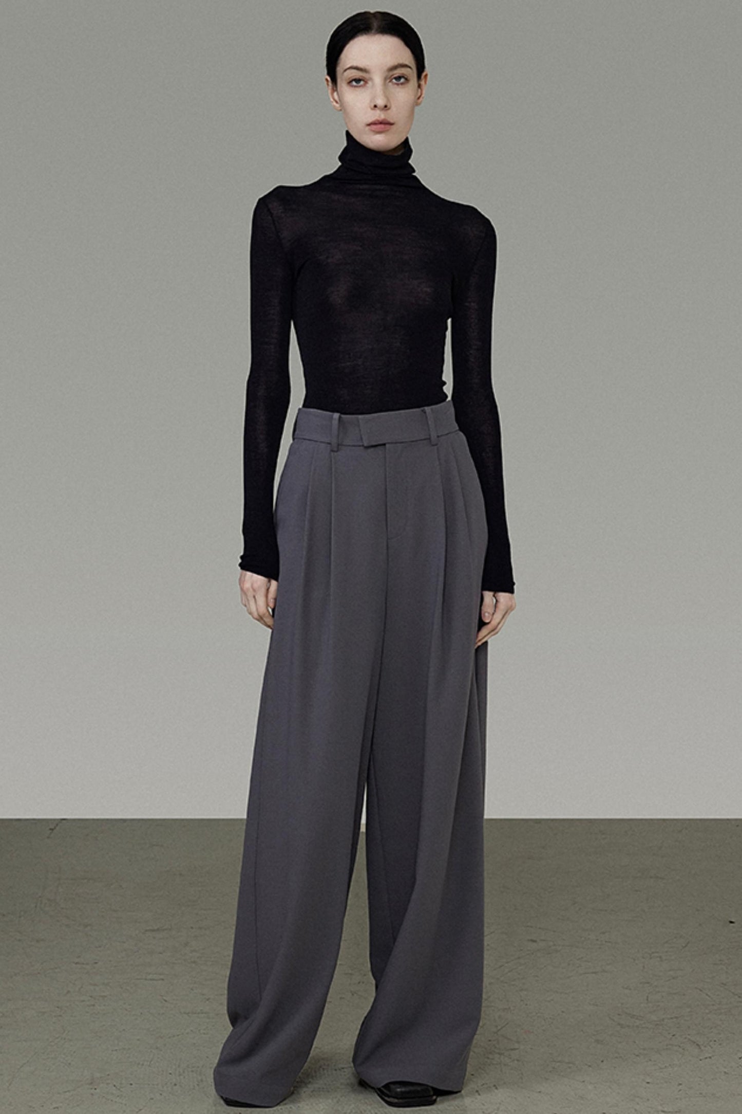 High-Waisted Wide-Leg Pants