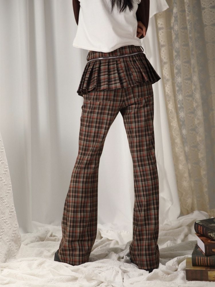 False two-piece dress pants