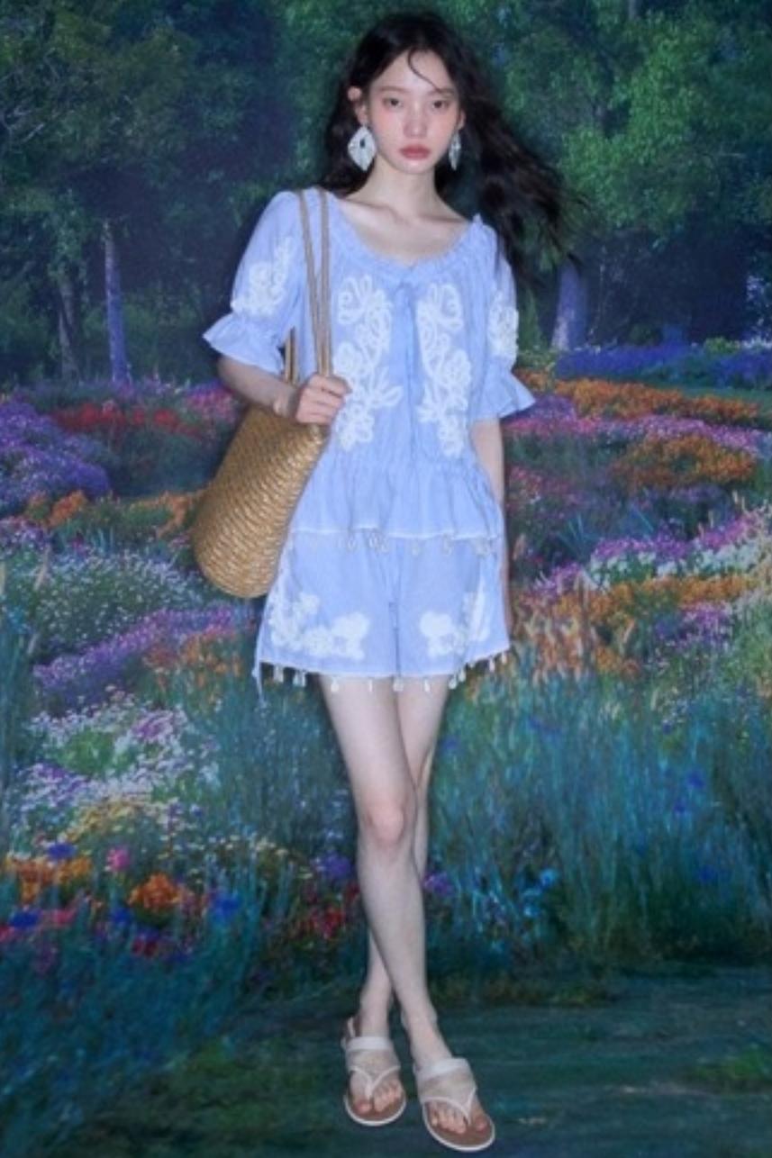 Bloom Embroidered Set-Up