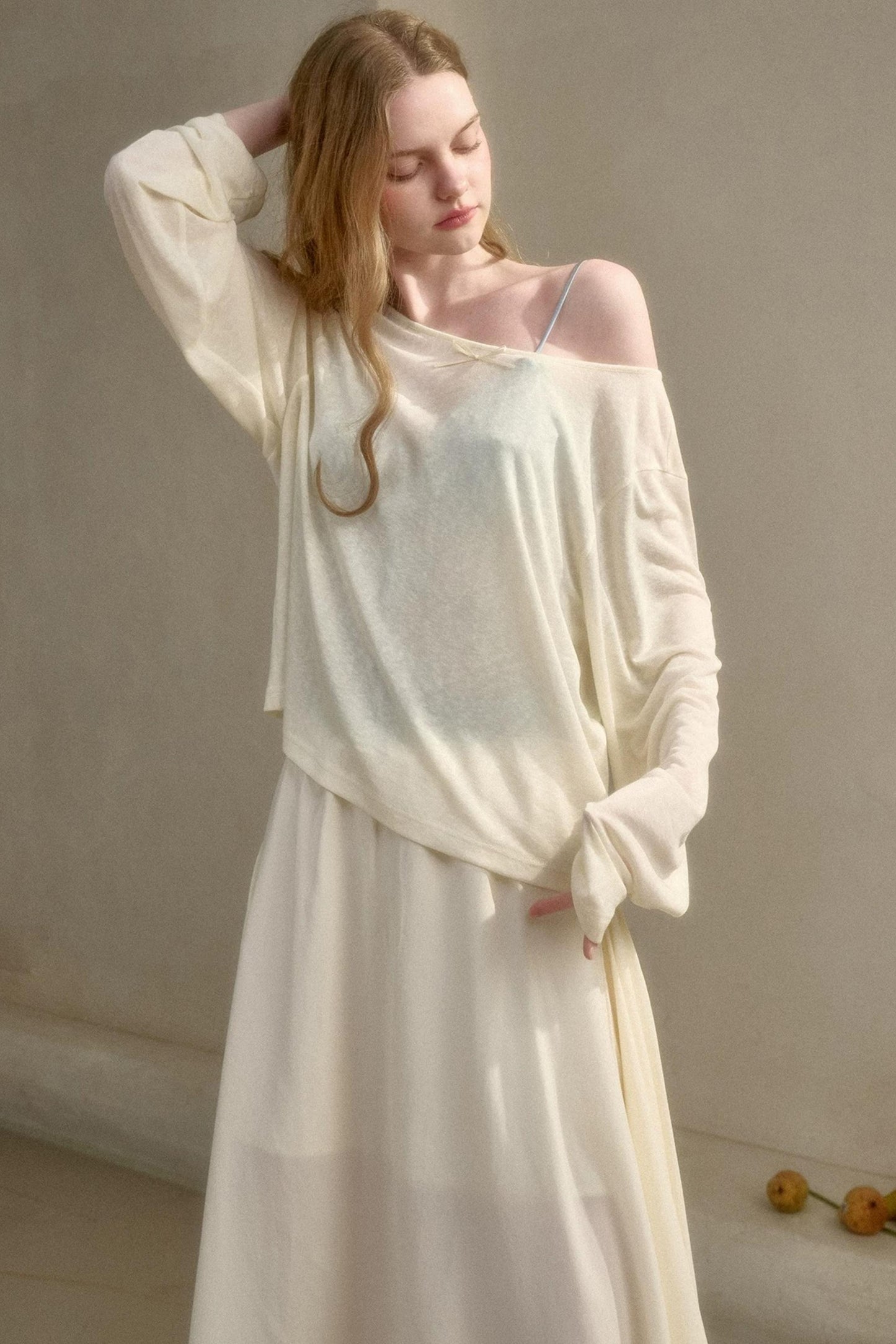 Natural Lyocell Cloud Blouse