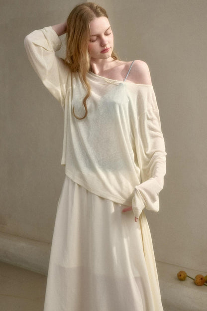 Natural Lyocell Cloud Blouse