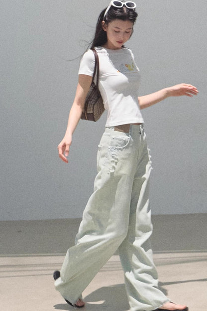 Angels Ripped Scimitar Jeans