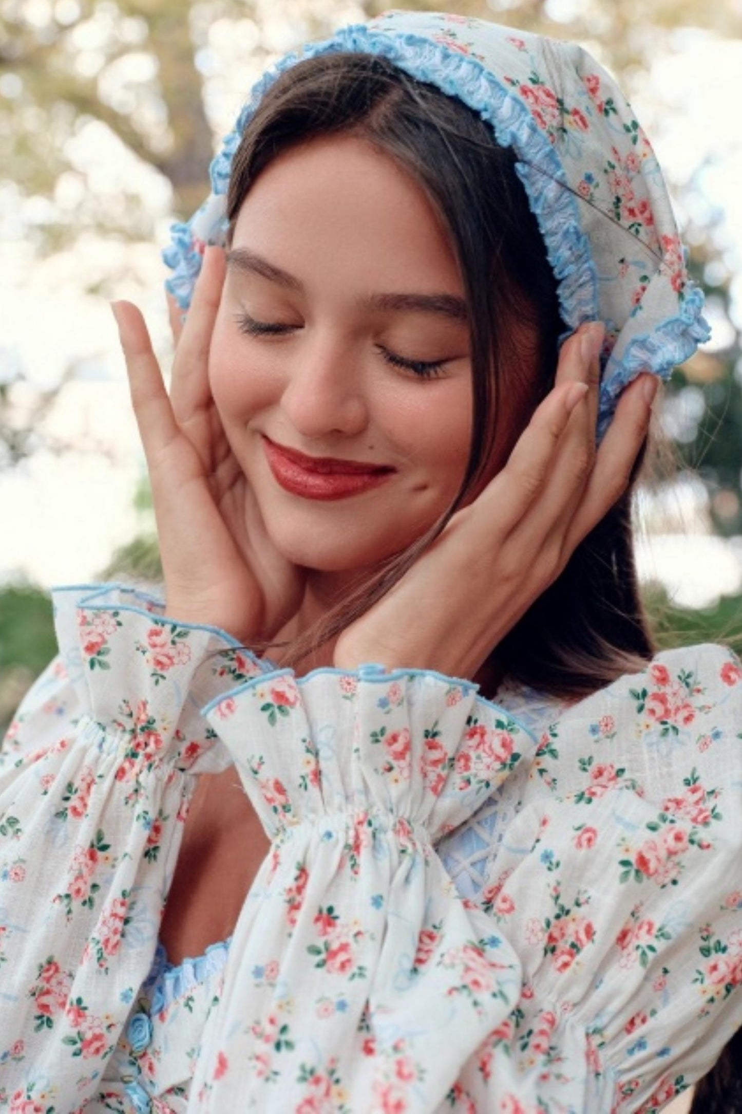 Blue French Pastoral Dress Set-Up