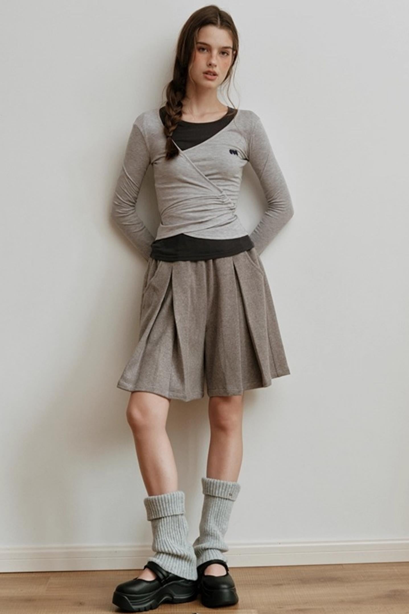 Light Tencel Wool Crew Neck T-Shirt