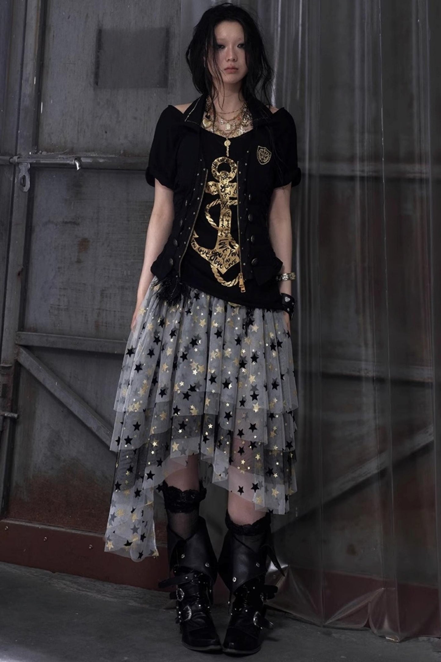 Dreamy Mesh Bustier Gown Dress