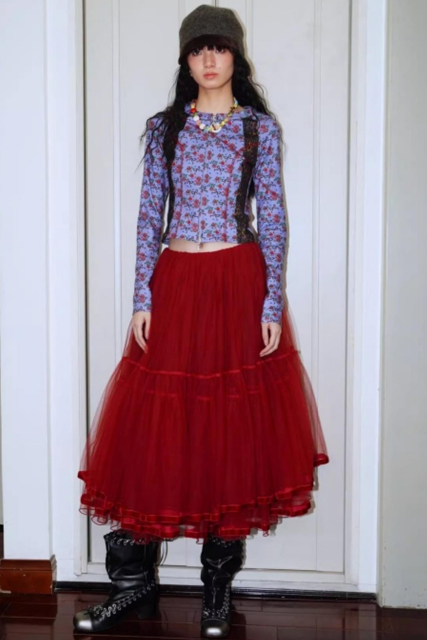 Vintage Leopard Velvet T-Shirt