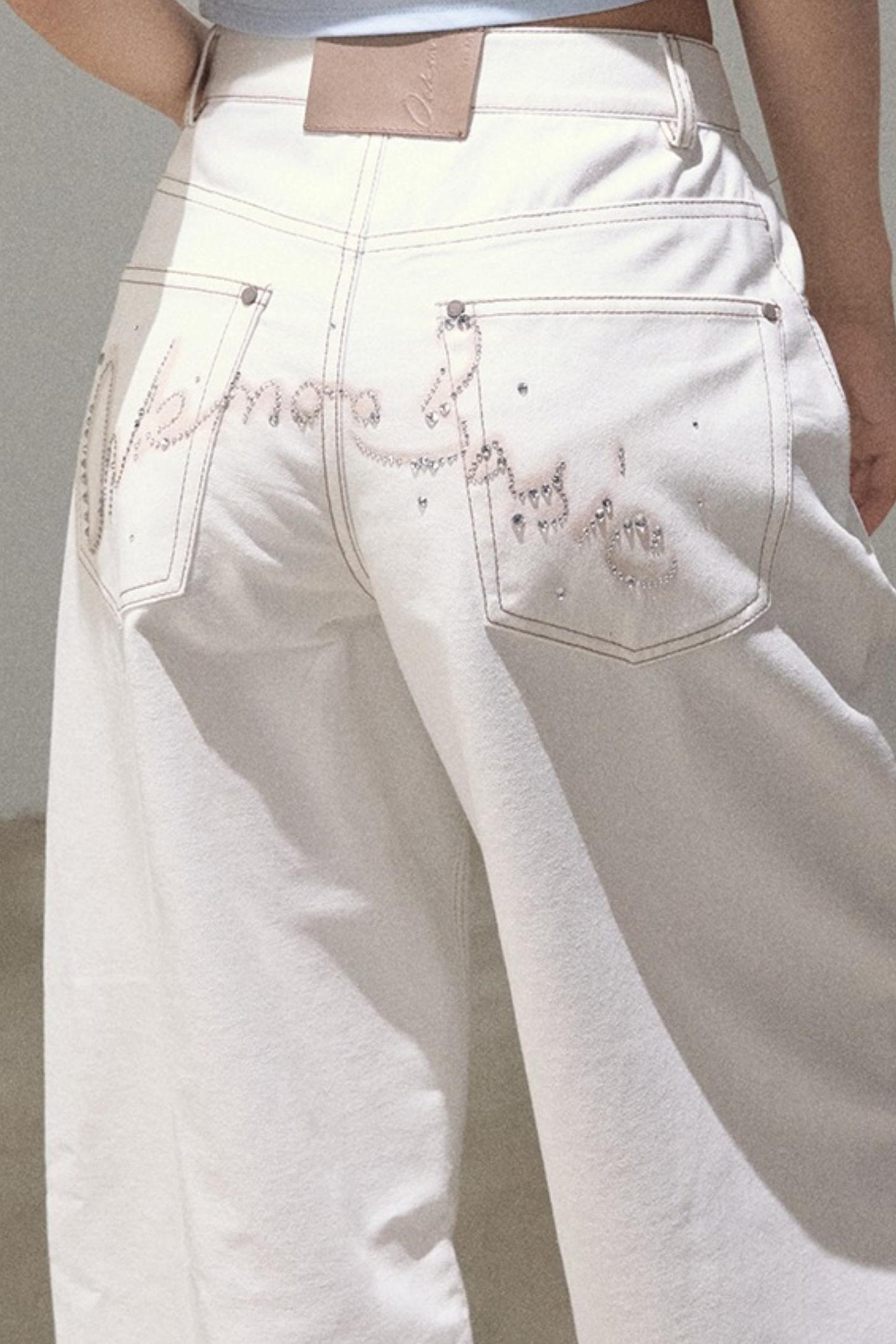 Rhinestone Halo Jeans