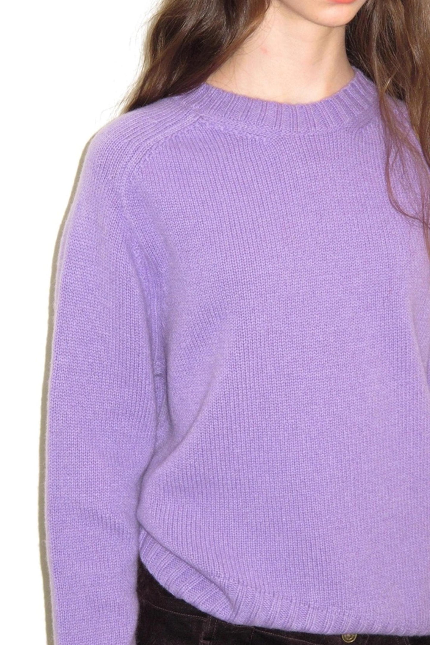 Mint Violet Wool Sweater
