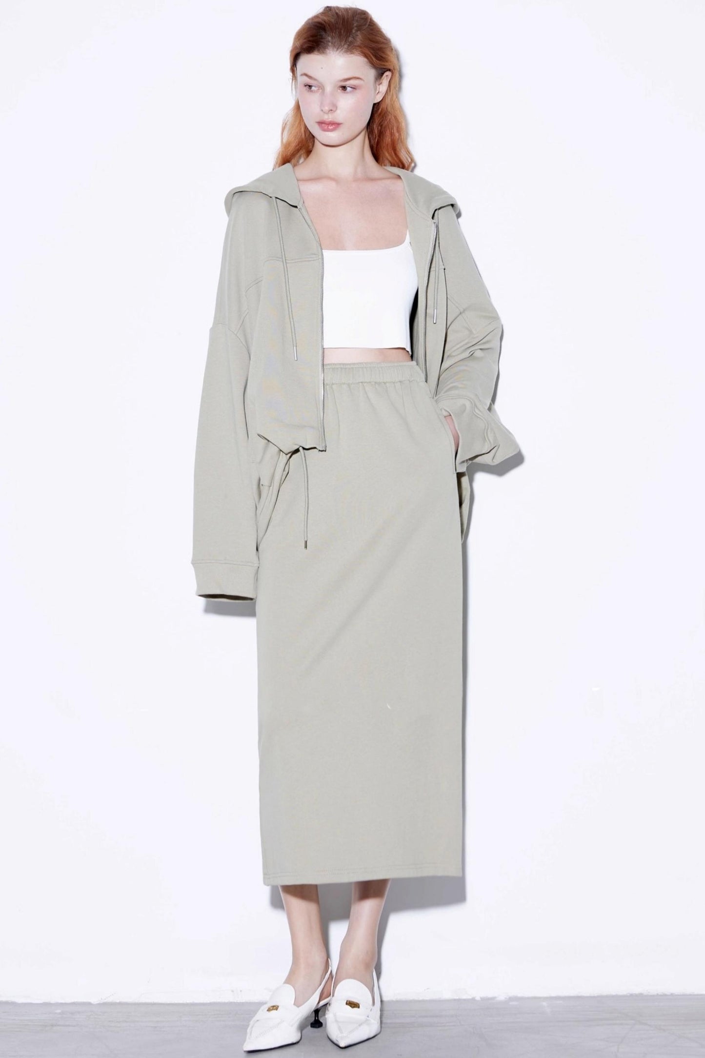 Comfort Cloud Cotton Hooded Sweatshirt Set-Up