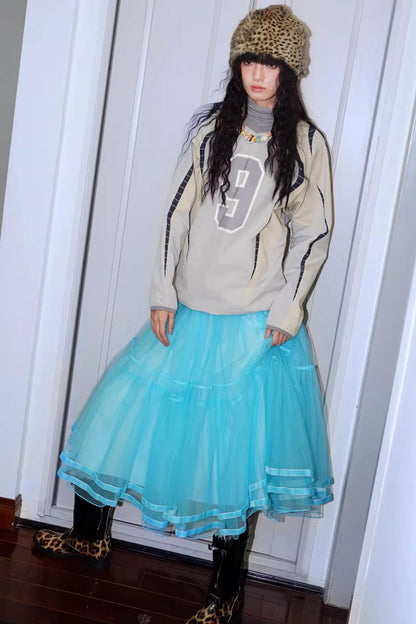 Autumn Retro Long-Sleeved Sweatshirt