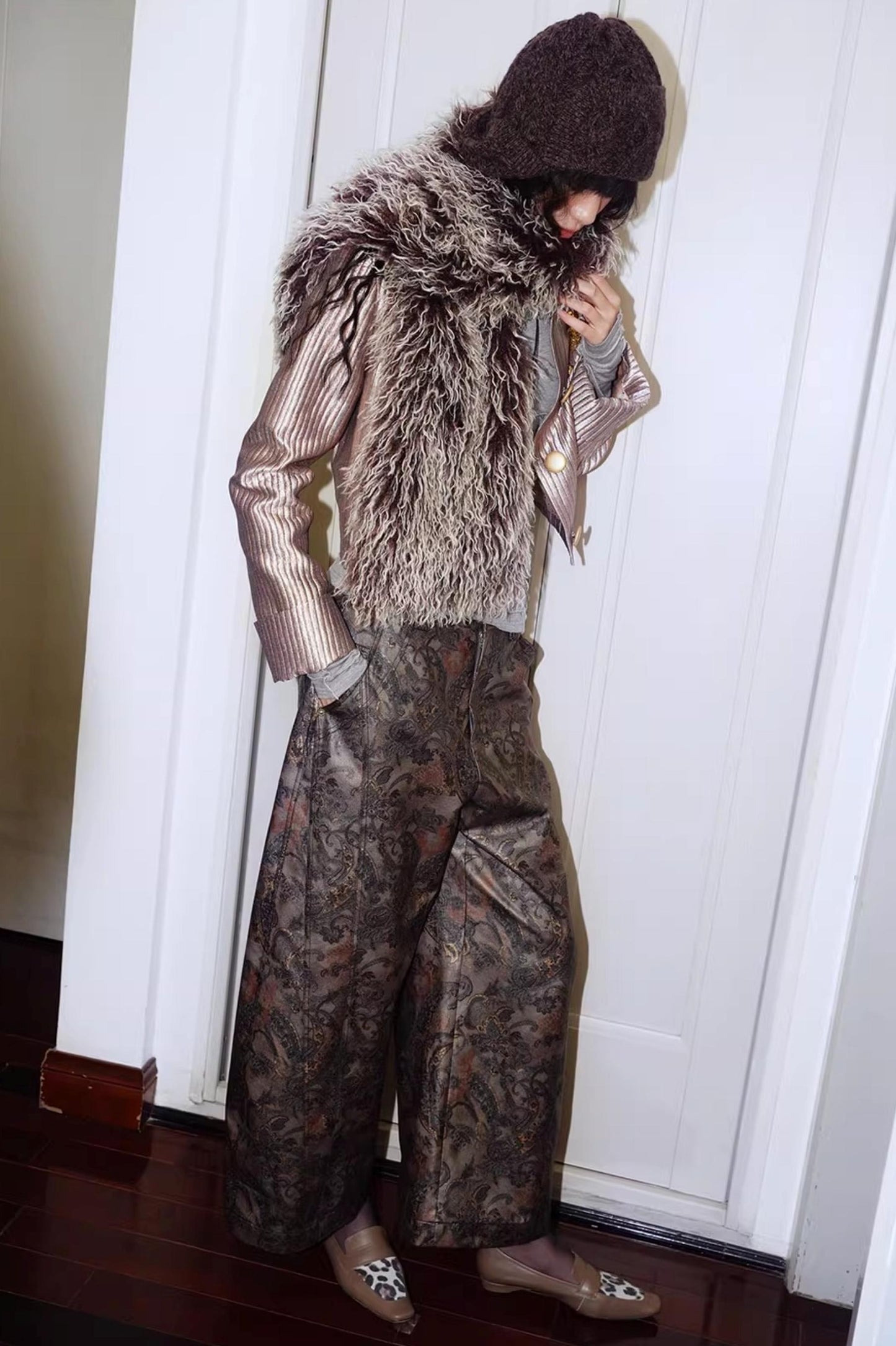 Gold Silk Glitter Jacket