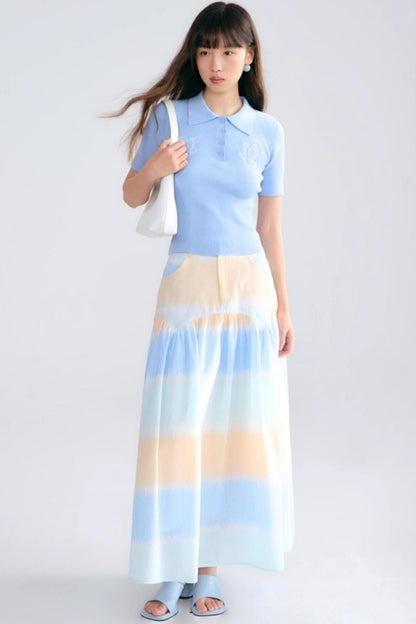 Asuka Love Poems Embroidery Polo Shirt