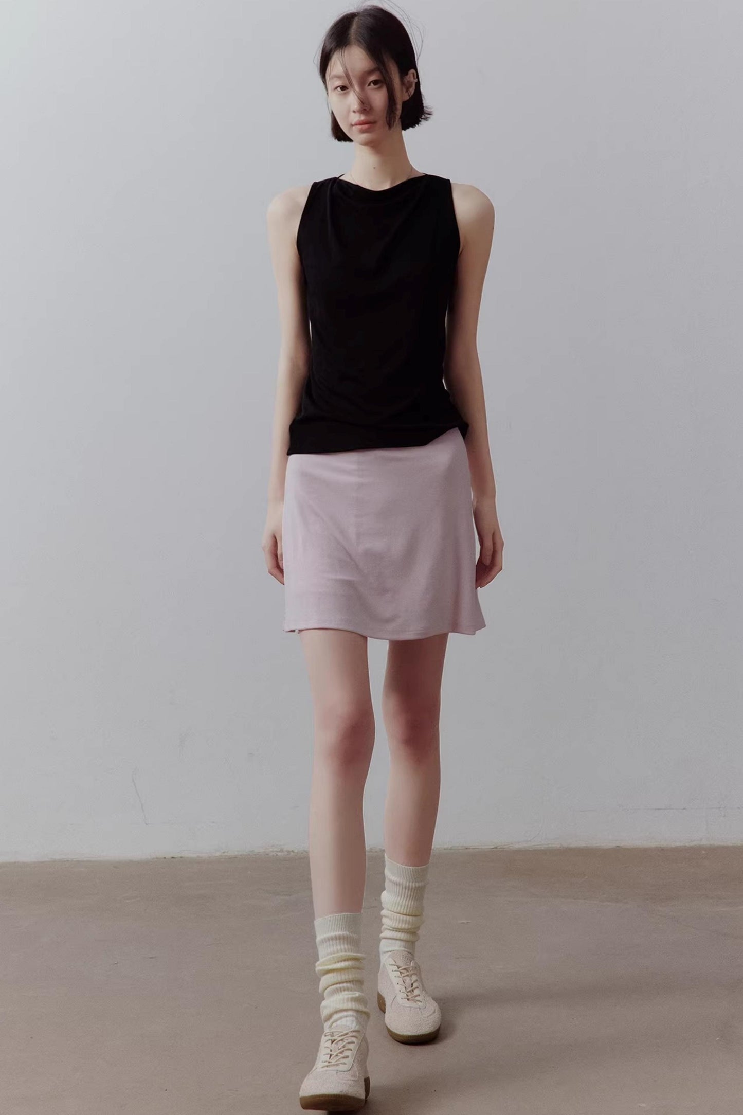 Draped Off-Shoulder Slimming Top