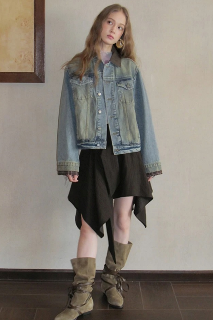 Poetic Rococo Asymmetrical Skirt