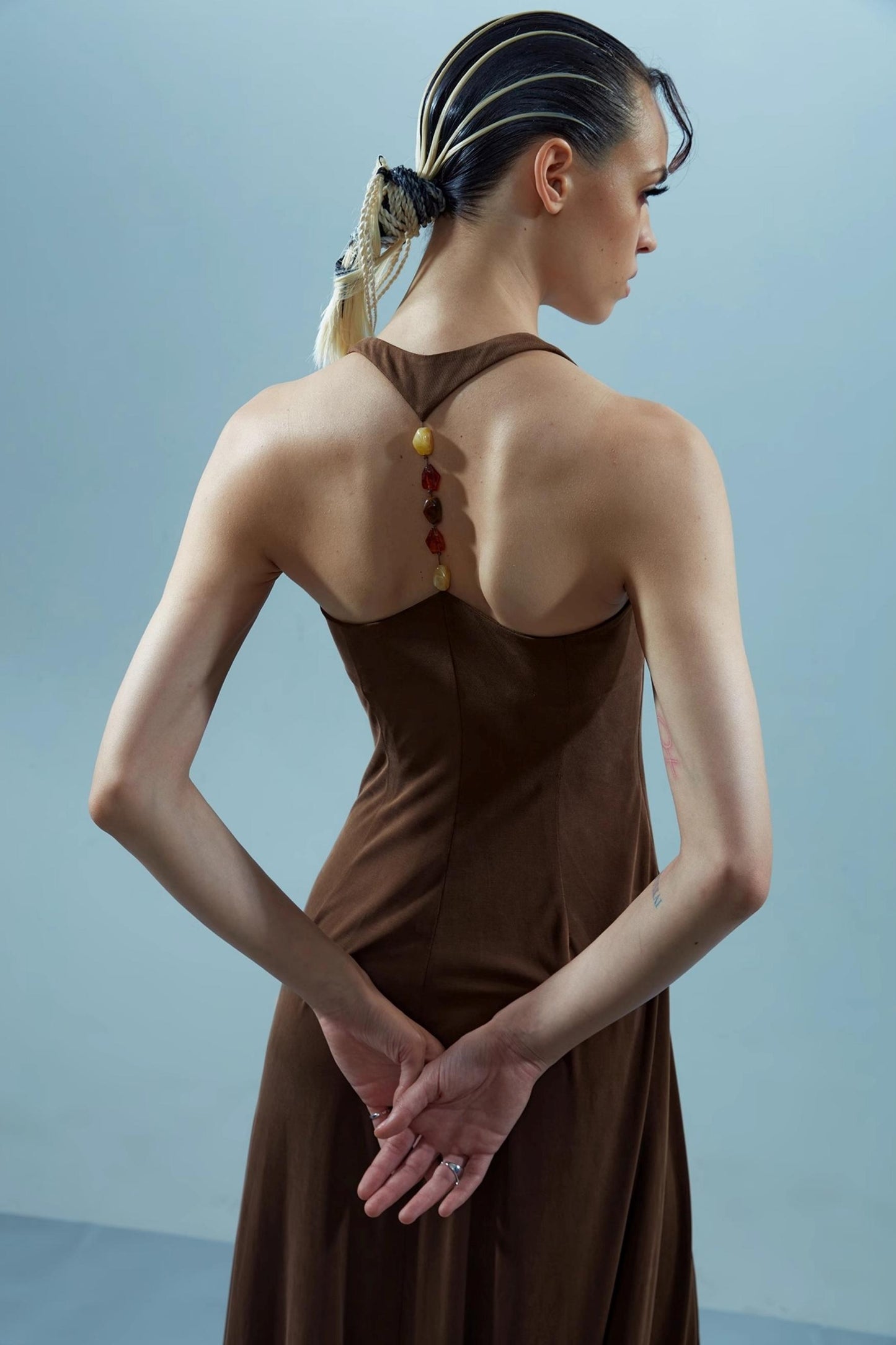 Celestial V-Neck Dress