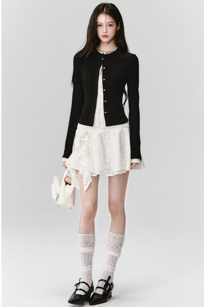 Moon Lace Slip Dress