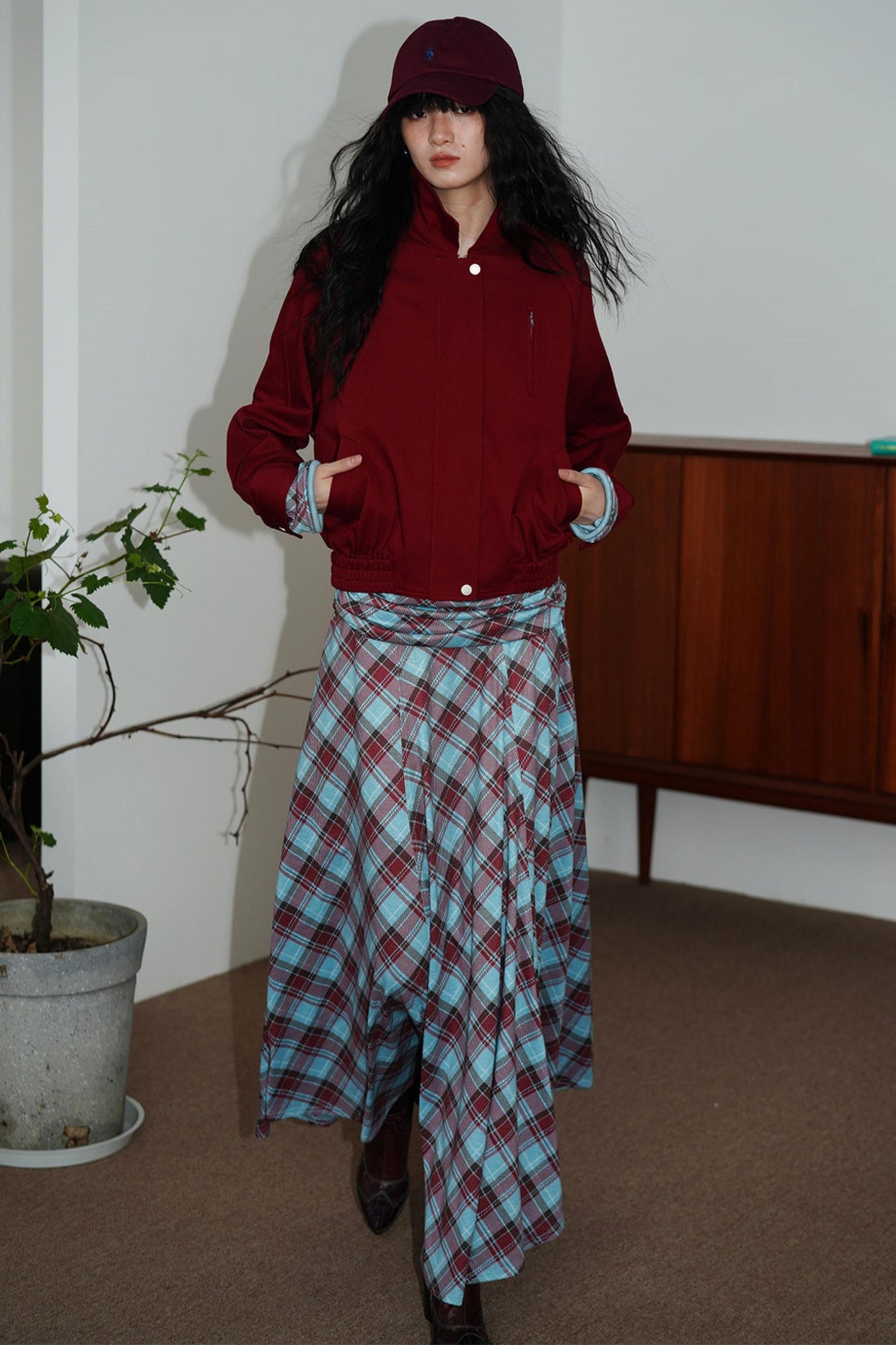 Solid Retro Short Casual Jacket