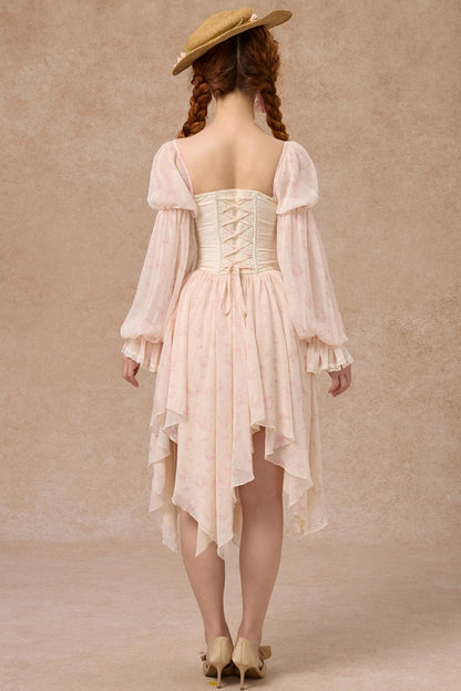 Custom Jacquard Corset Top