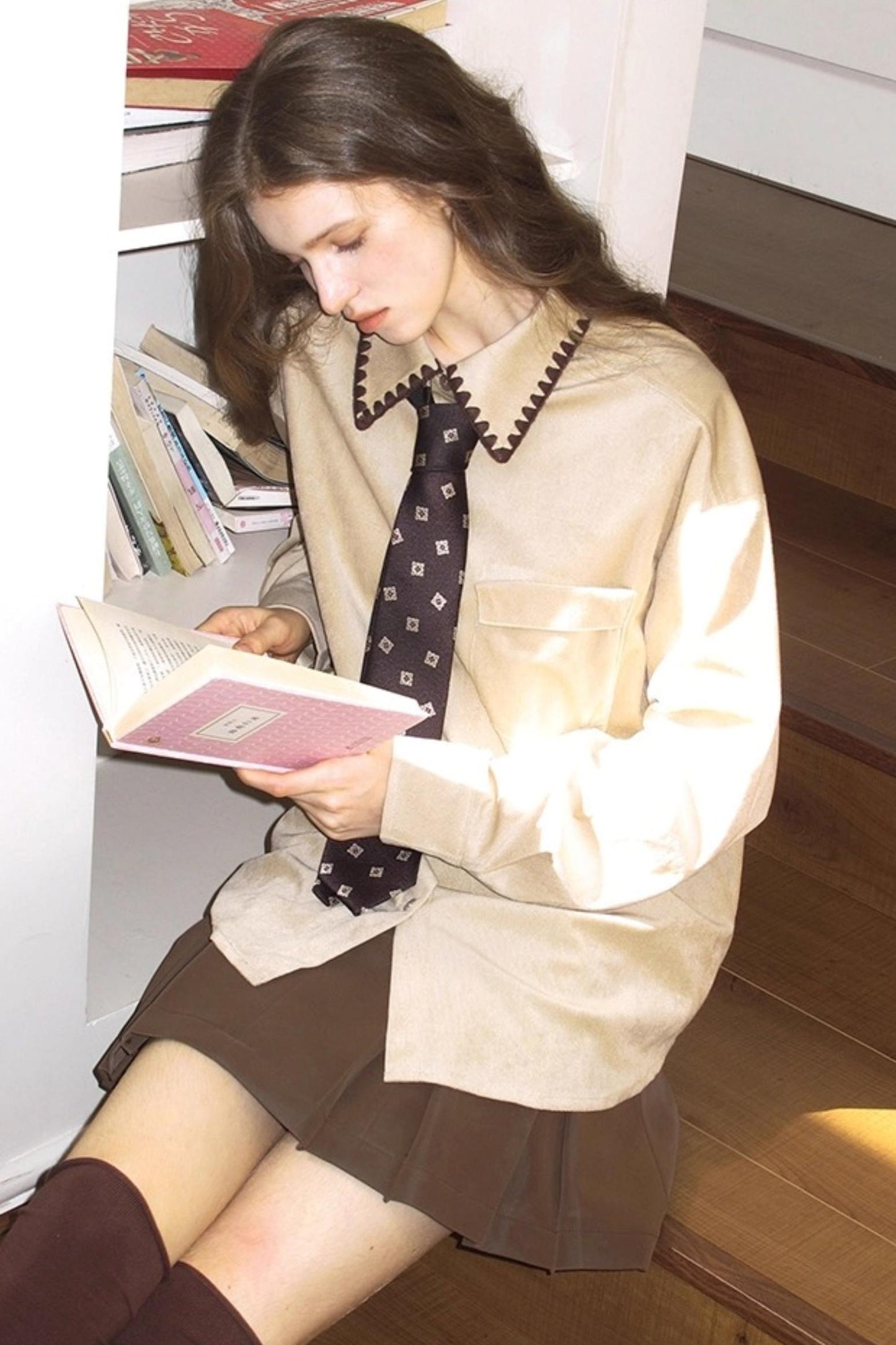 Shell-Edged Corduroy Winter Shirt