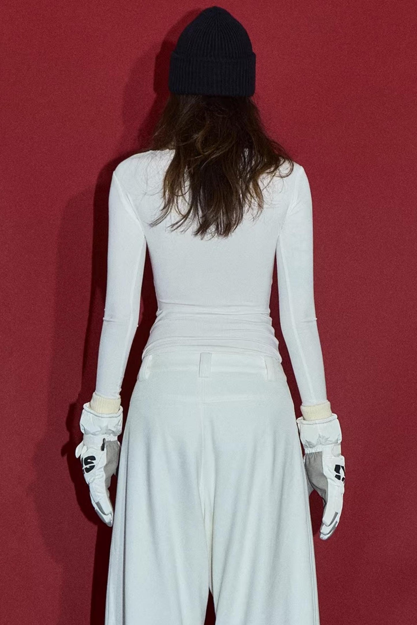 Chest Twist Pleated Winter Top