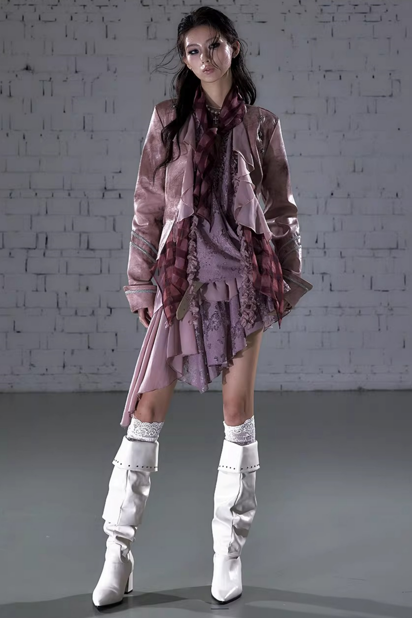 Retro Punk Leather Jacket