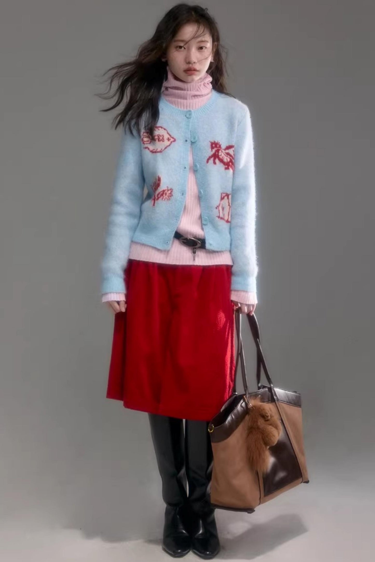 Soft Cloud Ribbed Turtleneck Sweater