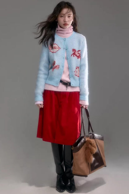 Soft Cloud Ribbed Turtleneck Sweater