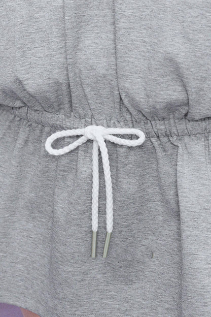 Drape Hoodie Sweater Dress