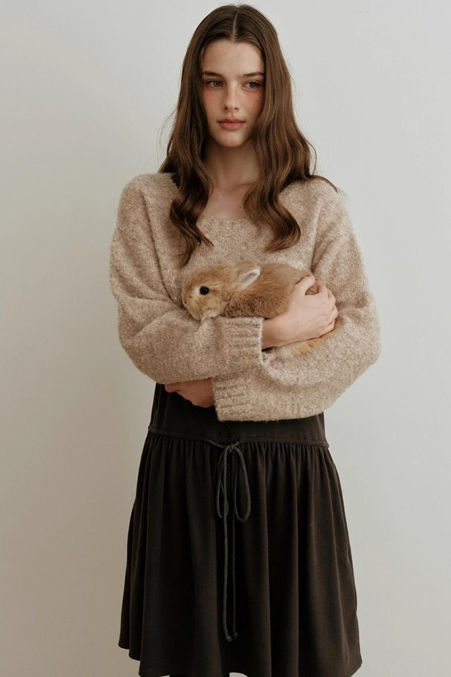 Light Luxury Wool Jacquard Sweater