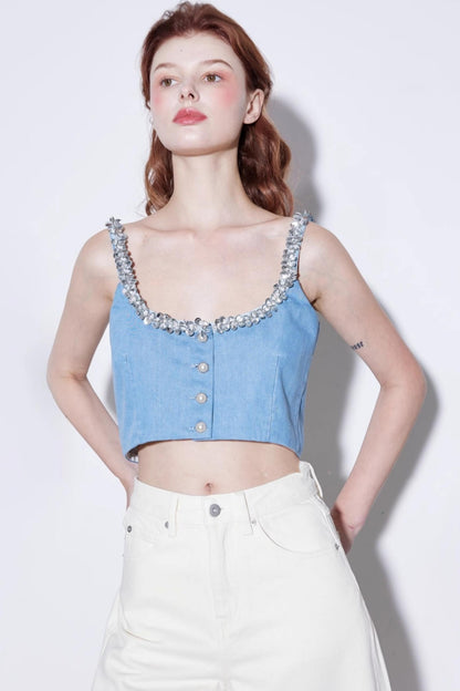 Luxury Denim Undershirt