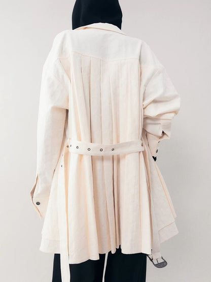 Sense Pleated Shirt Dress