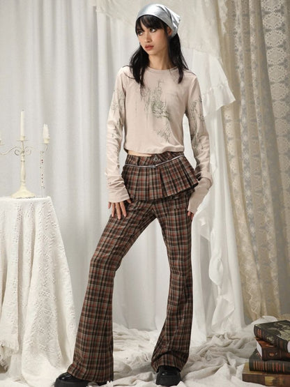 False two-piece dress pants