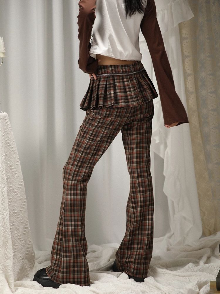 False two-piece dress pants