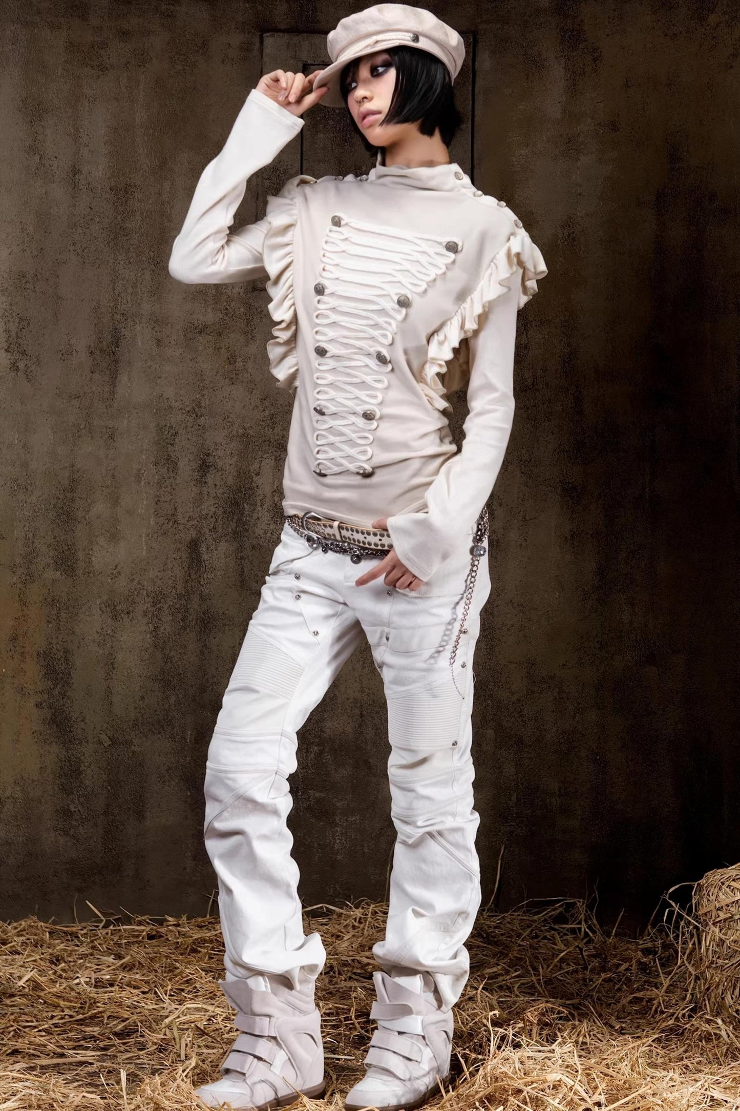 Palace Punk Straight-Leg Pants