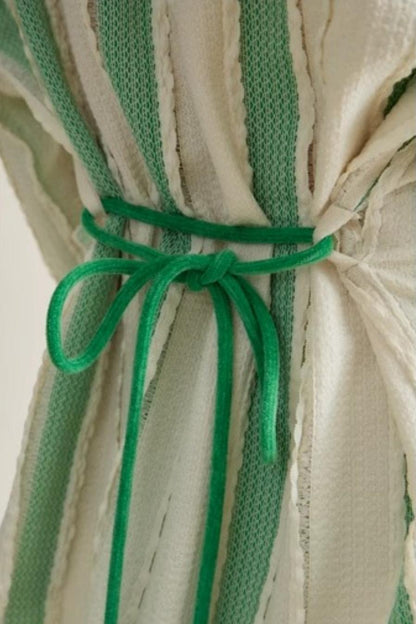 Elven Stripe Cardigan Skirt Set-Up