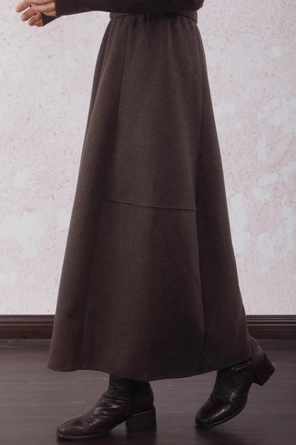 Literary Tweed Flare Skirt