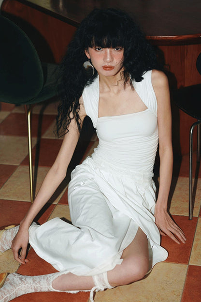 Western Style Draped Dress