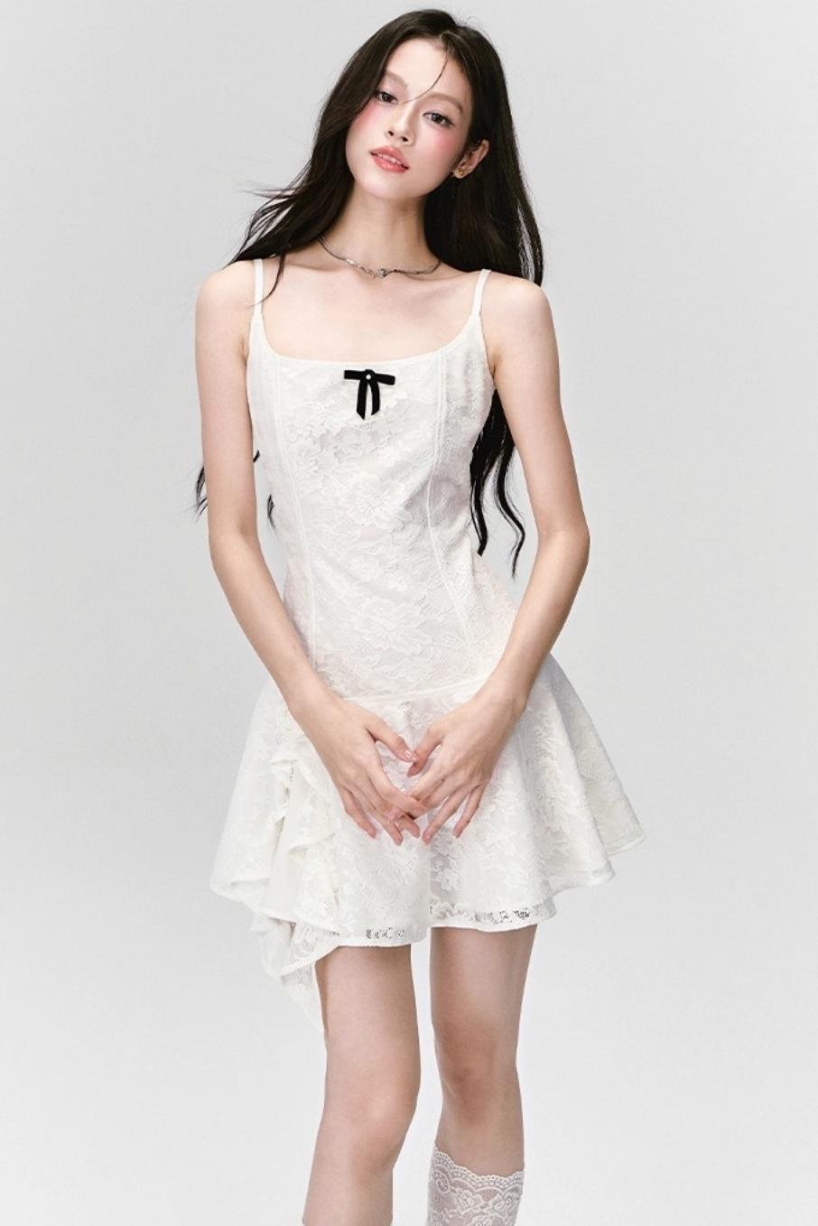 Moon Lace Slip Dress