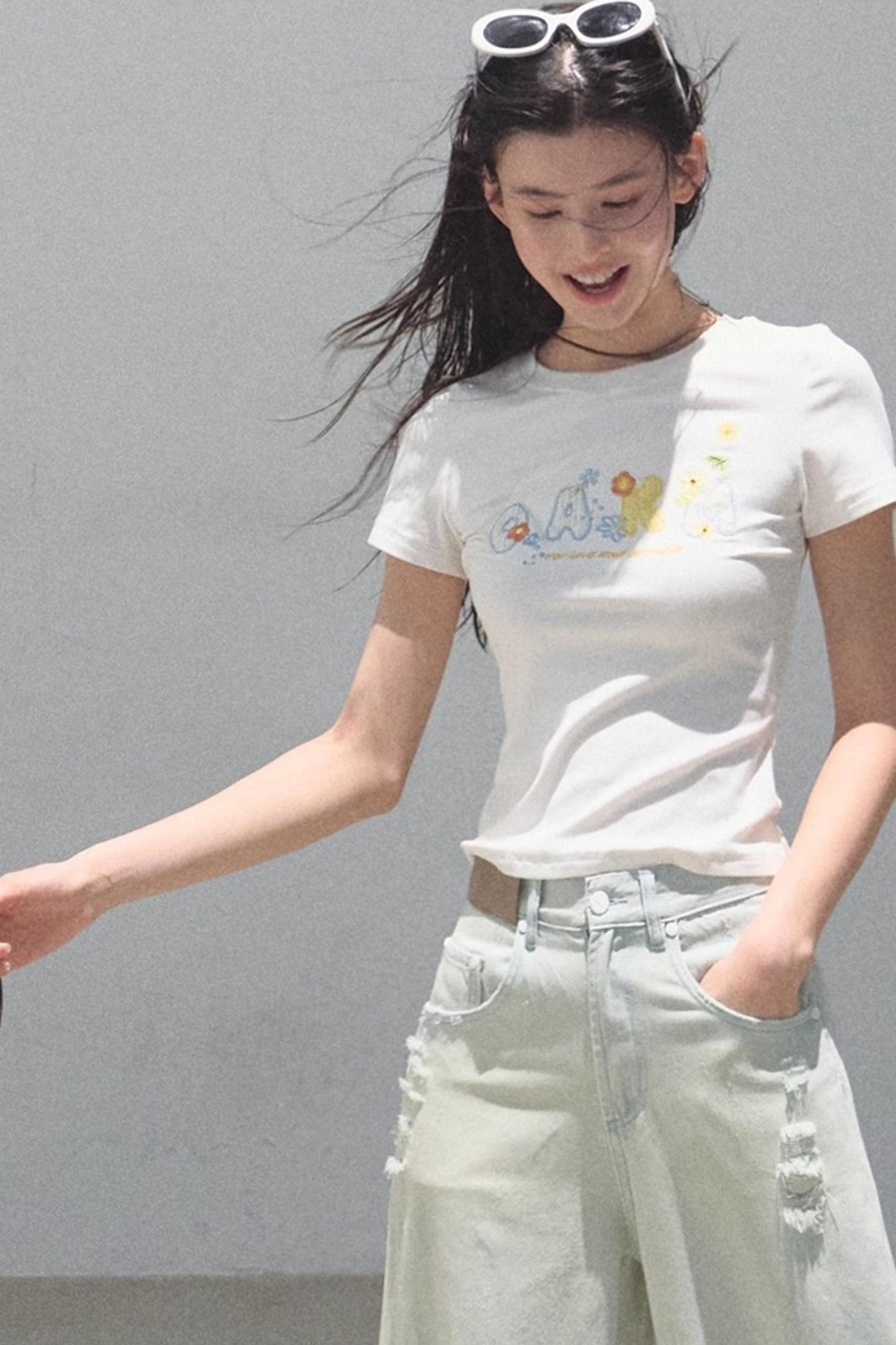 Angels Ripped Scimitar Jeans