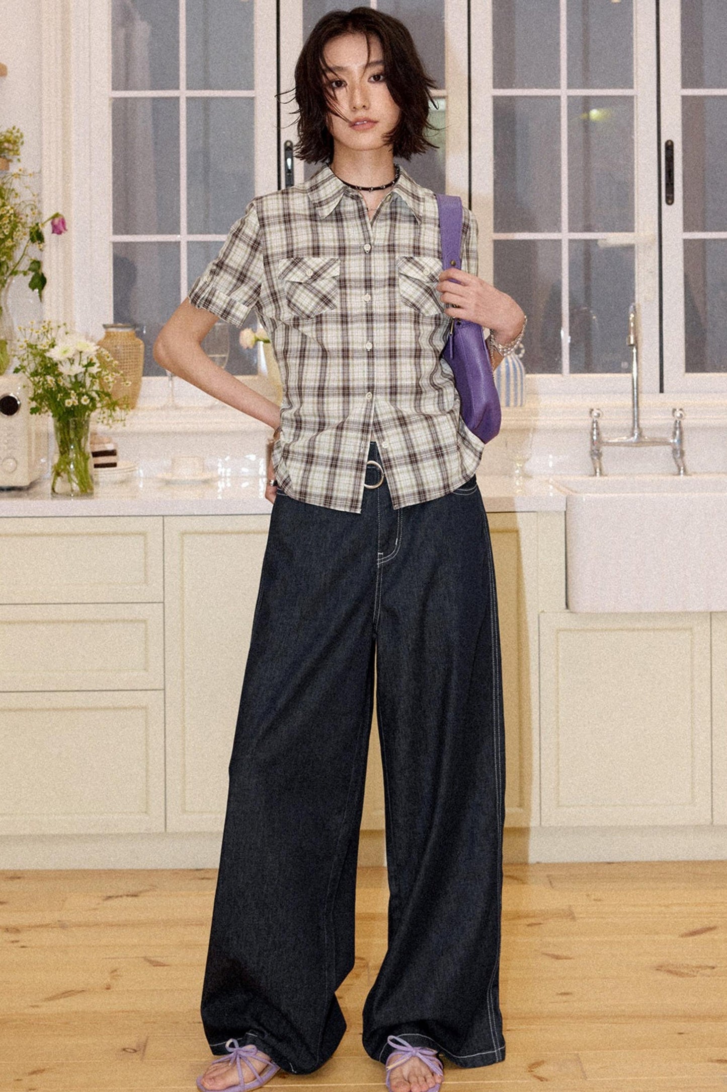 Tencel Hemp Wide-Leg Pants