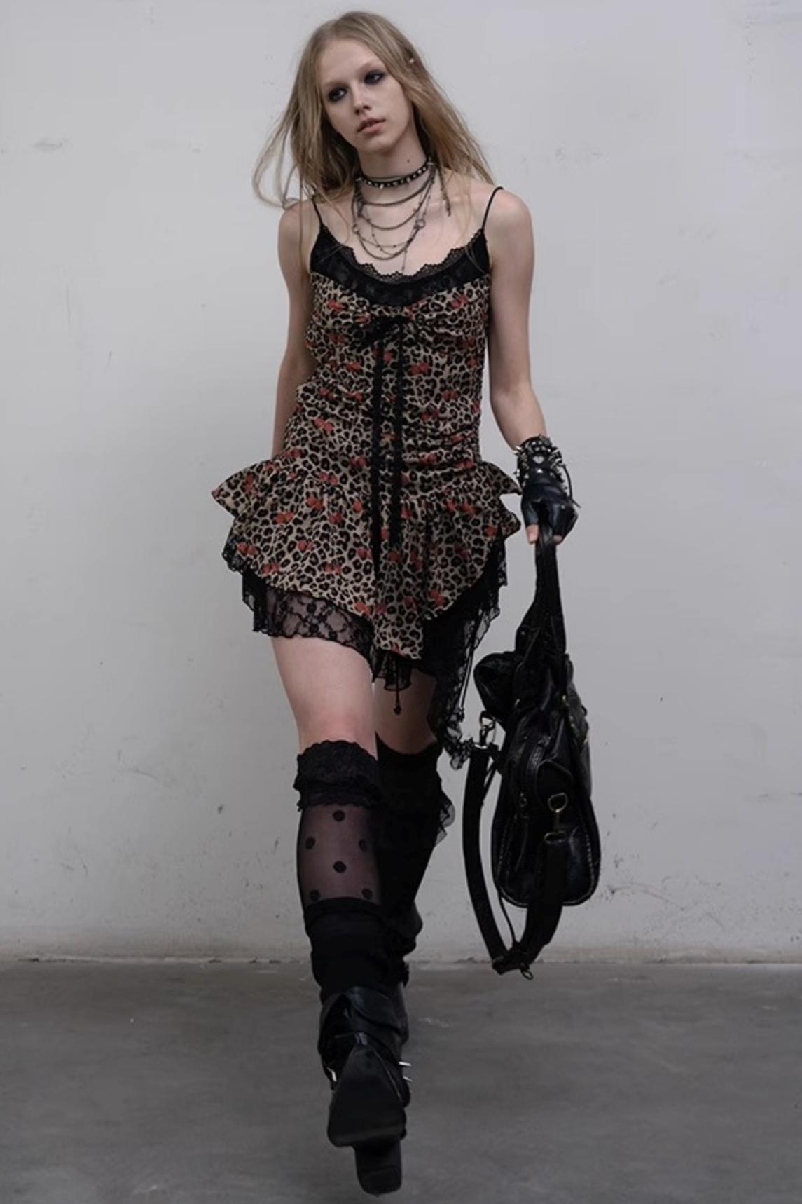 Heart Lace Camisole Dress